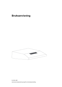 Bruksanvisning Silverline SL1202 Köksfläkt