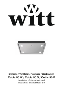 Käyttöohje Witt Cubic 90 W Liesituuletin