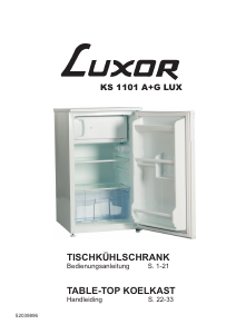 Bedienungsanleitung Luxor KS 1101 A+G LUX Kühlschrank