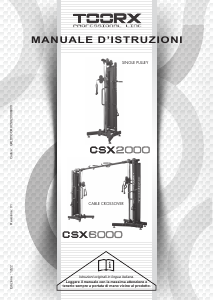 Manuale Toorx CSX-2000 Stazione multifunzione