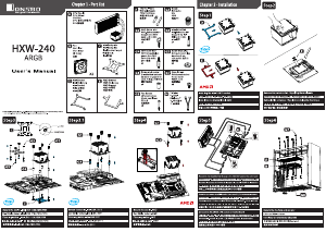 说明书 乔思伯 HXW-240 ARGB CPU散热器