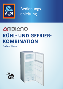 Bedienungsanleitung Ambiano DD 18207++ Kühl-gefrierkombination