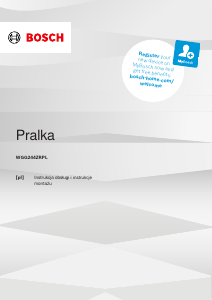 Instrukcja Bosch WGG244ZRPL Pralka