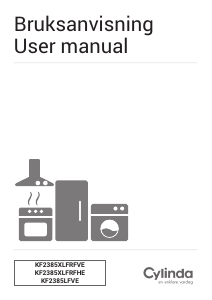 Manual Cylinda KF 2385XLFRFHE Fridge-Freezer