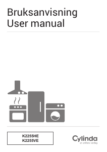 Manual Cylinda K 2255VE Refrigerator