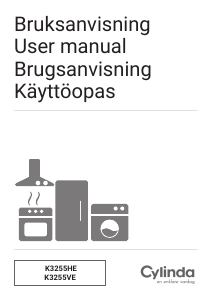 Brugsanvisning Cylinda K 3255HE Køleskab