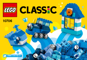 Handleiding Lego set 10706 Classic Blauwe creatieve doos