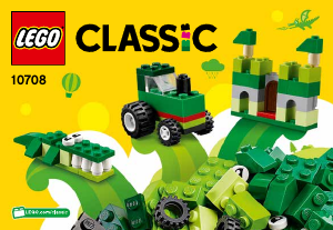 Handleiding Lego set 10708 Classic Groene creatieve doos