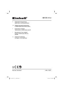 Manual Einhell GE-CG 12 Li Grass Trimmer