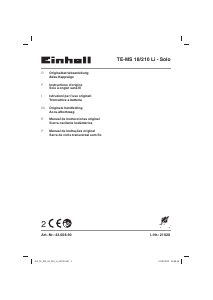 Handleiding Einhell TE-MS 18/210 Li-Solo Verstekzaag