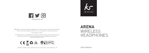 Manual KitSound Arena Headphone