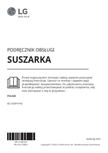 Instrukcja LG RC10V9PV2W Suszarka