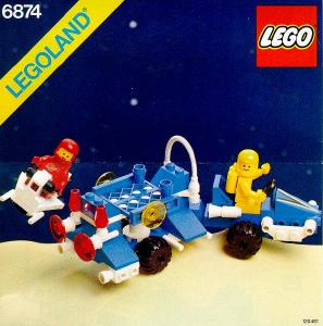 Manual Lego set 6874 Space Moonrover