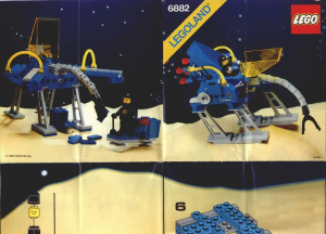 Manual Lego set 6882 Space Walking astro grappler