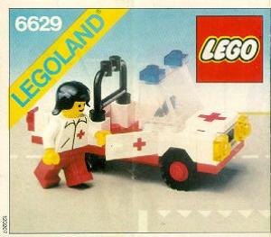 Manual Lego set 6629 Town Medic car