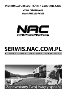 Instrukcja NAC PWE220-PC-LN Myjka ciśnieniowa