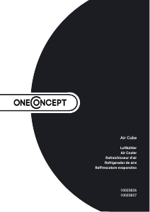 Mode d’emploi OneConcept 10035826 Air Cube Climatiseur