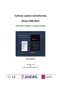 Instrukcja Slican HAS-3032 Domofon