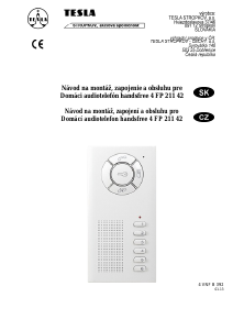 Manuál Tesla 4 FP 211 42 Interkomový systém
