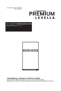 Manual de uso Premium PRF315300HW Frigorífico combinado