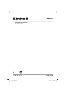 Bedienungsanleitung Einhell GS 4400 Heizgerät