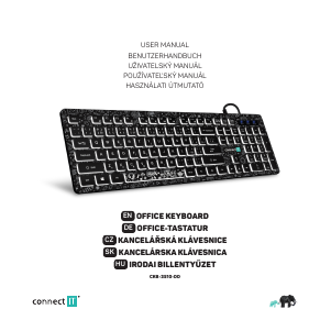 Manuál Connect IT CKB-3510-DD Klávesnice