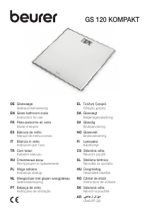 Manual de uso Beurer GS 120 Kompakt Báscula