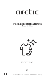 Manual Arctic APL81221XLW3 Mașină de spălat