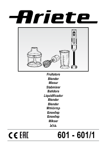 Instrukcja Ariete 601 Blender ręczny