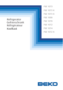 Bedienungsanleitung BEKO FSE 1000 Gefrierschrank