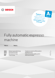 Bruksanvisning Bosch TIS30321RWB Kaffebryggare