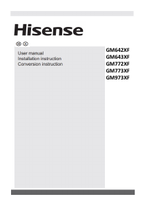 Manuale Hisense GM642XF Piano cottura