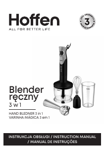 Instrukcja Hoffen HB-3087 Blender ręczny