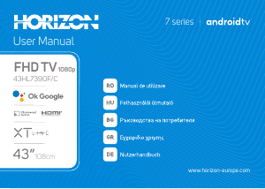 Manual Horizon 43HL7390F/C LED Television