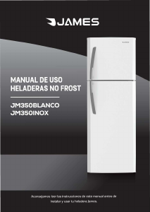 Manual de uso James JM 350 Frigorífico combinado