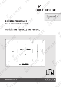 Bedienungsanleitung KKT Kolbe IH87705AL Kochfeld