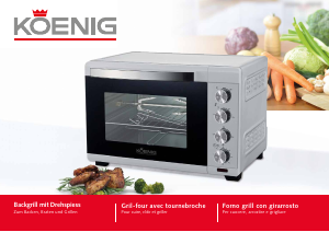 Mode d’emploi Koenig B00104 Four