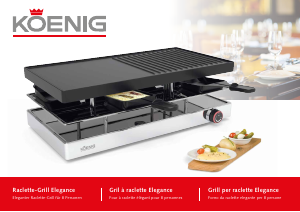 Bedienungsanleitung Koenig B02247 Raclette-grill