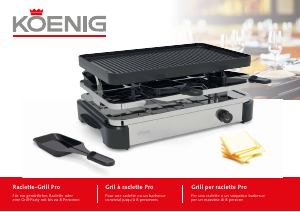 Mode d’emploi Koenig B02246 Gril raclette