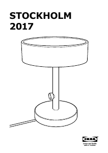 Bruksanvisning IKEA STOCKHOLM 2017 (desk) Lampe