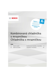 Návod Bosch KGN392LDC Chladnička s mrazničkou