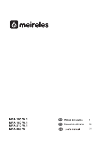Manual de uso Meireles MFA 100 W.1 Congelador