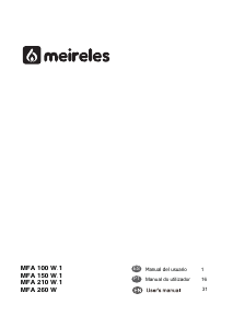 Handleiding Meireles MFA 100 W.1 Vriezer