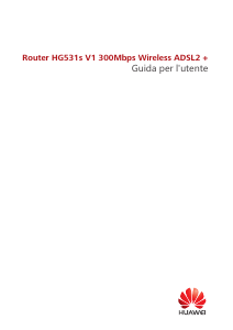 Manuale Huawei HG531s V1 Router