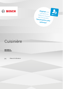 Mode d’emploi Bosch HKL050020CB Cuisinière