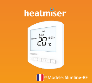 Mode d’emploi Heatmiser Slimline-RF Thermostat