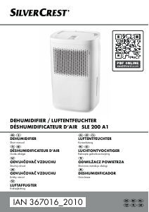 Manual SilverCrest IAN 367016 Dehumidifier