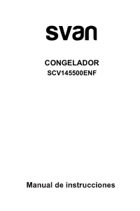 Manual de uso Svan SCV145500ENF Congelador