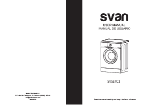 Handleiding Svan SVSE7C3 Wasdroger