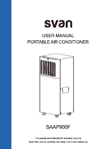 Manual Svan SAAP900F Ar condicionado
